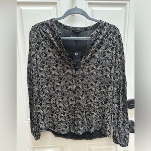 NWT - Lucky Brand Women’s Size Small Long Sleeve Button Down Top